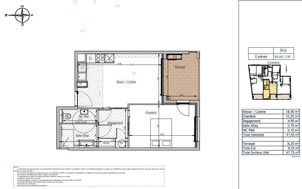 Appartement JUAN LES PINS 2pièce(s) 41 m2