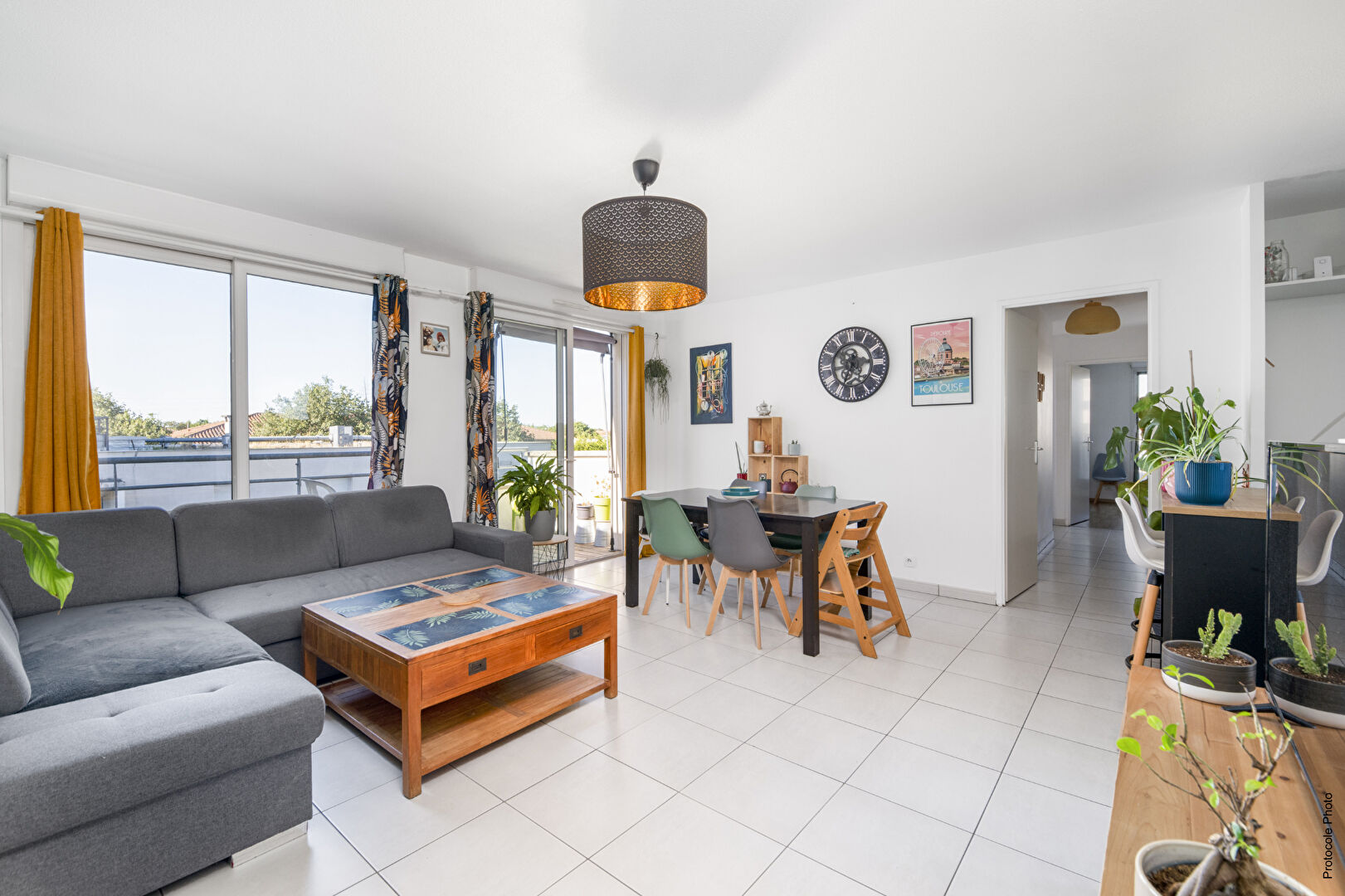 A VENDRE - TOULOUSE Appartement T4 + Bureau - Dernier étage avec ascenseur