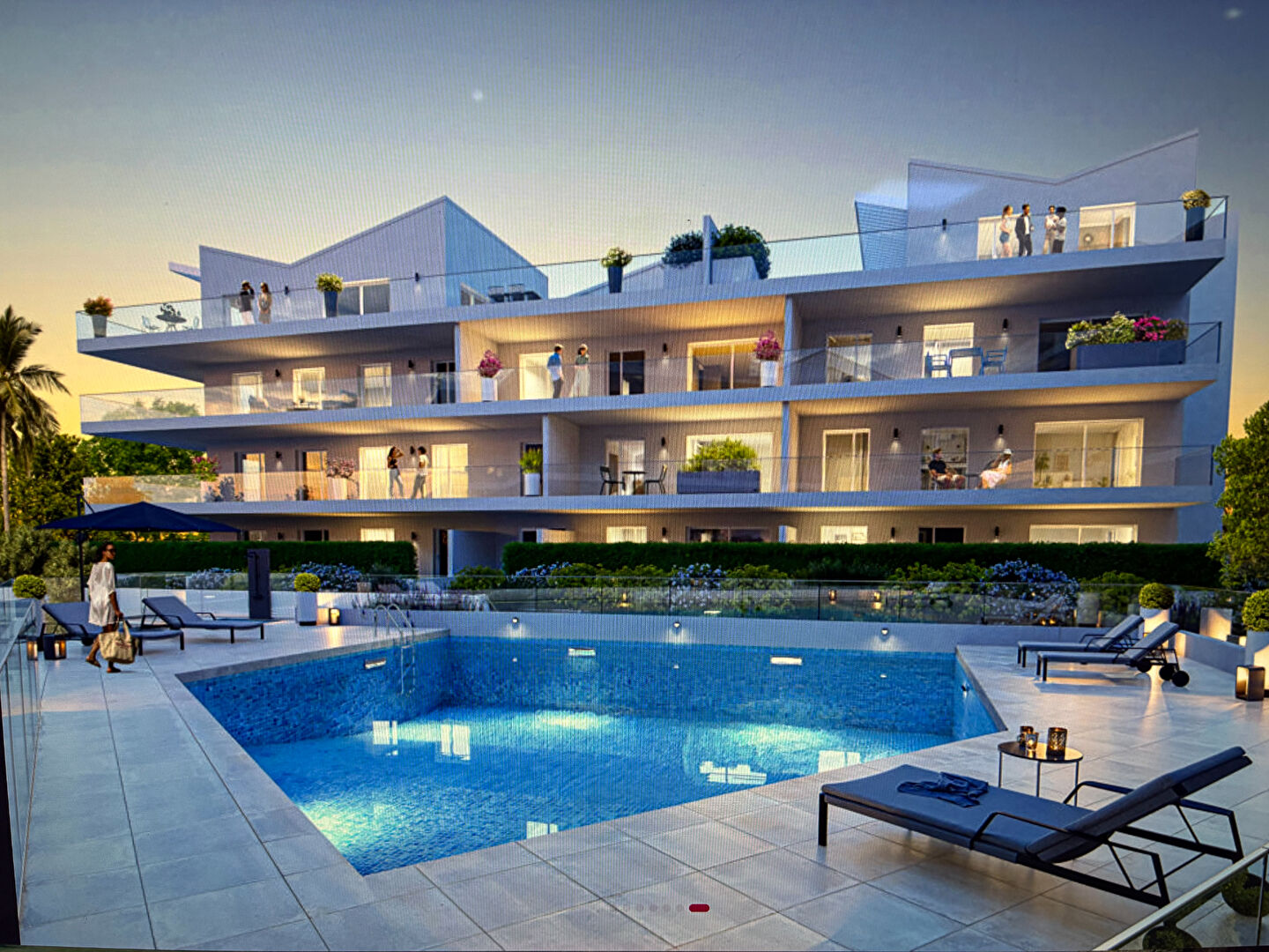 Cannes Montfleury Programme neuf 2P +parking et terrasse
