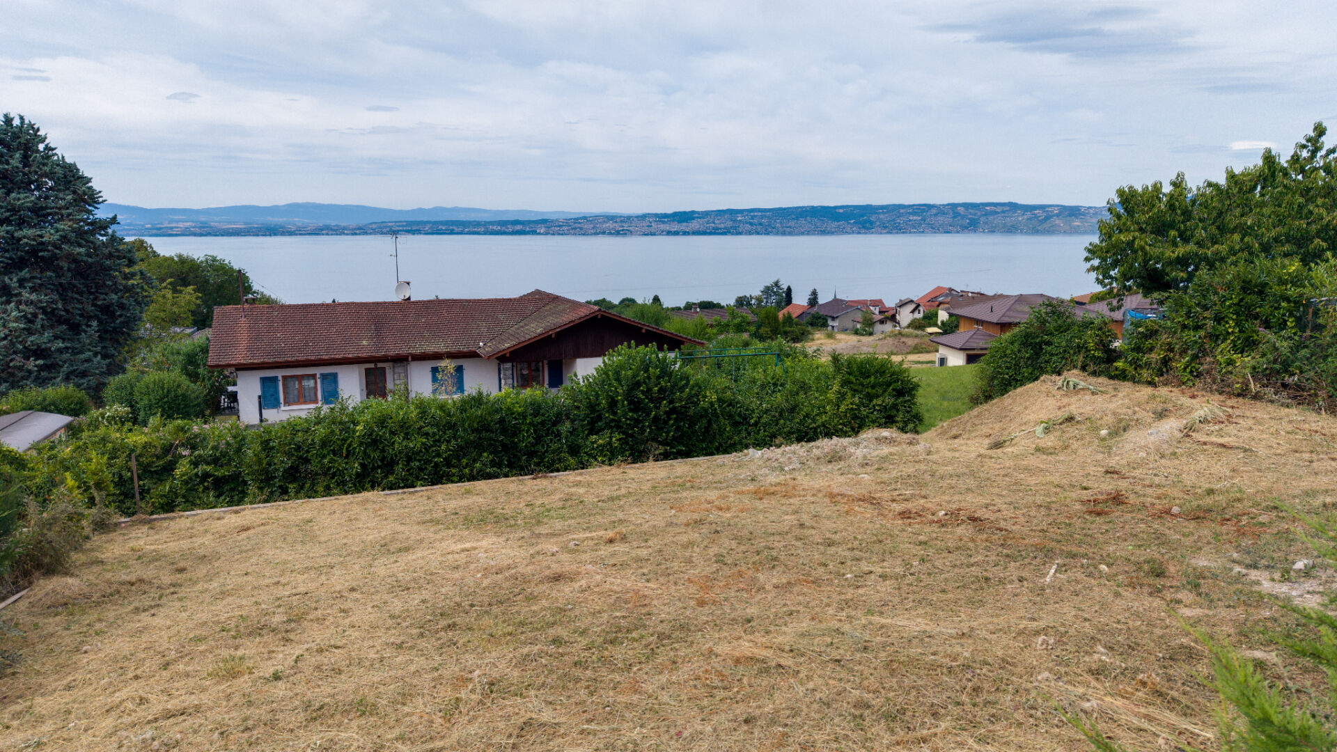 Terrain Neuvecelle 422m² au calme avec vue lac Léman