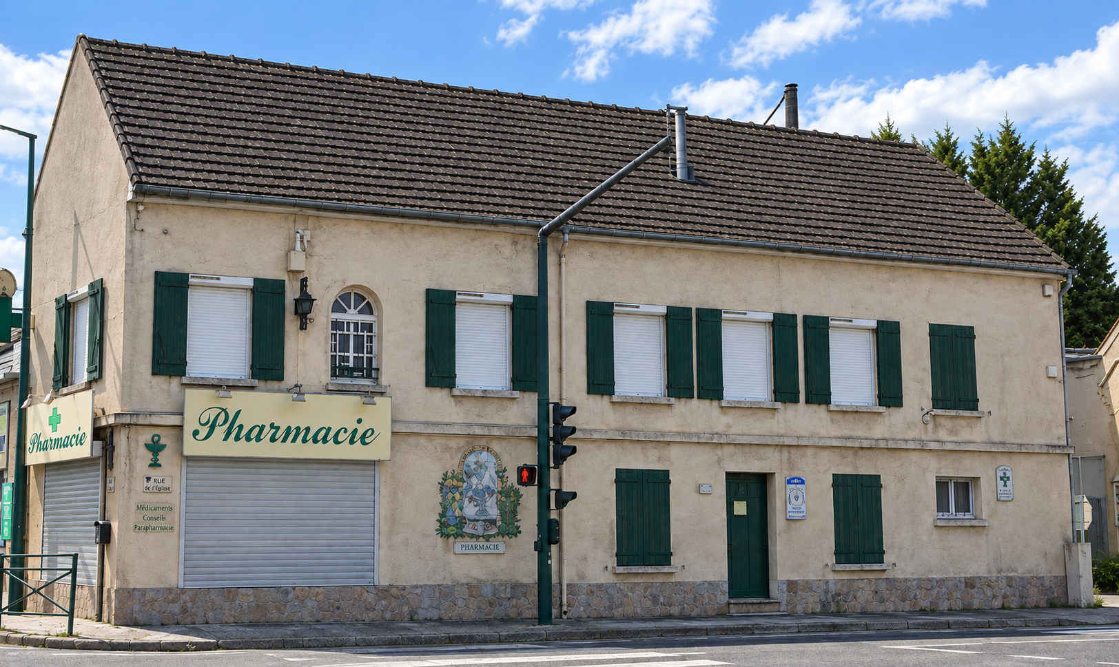 Ensemble immobilier : Local commercial et appartement