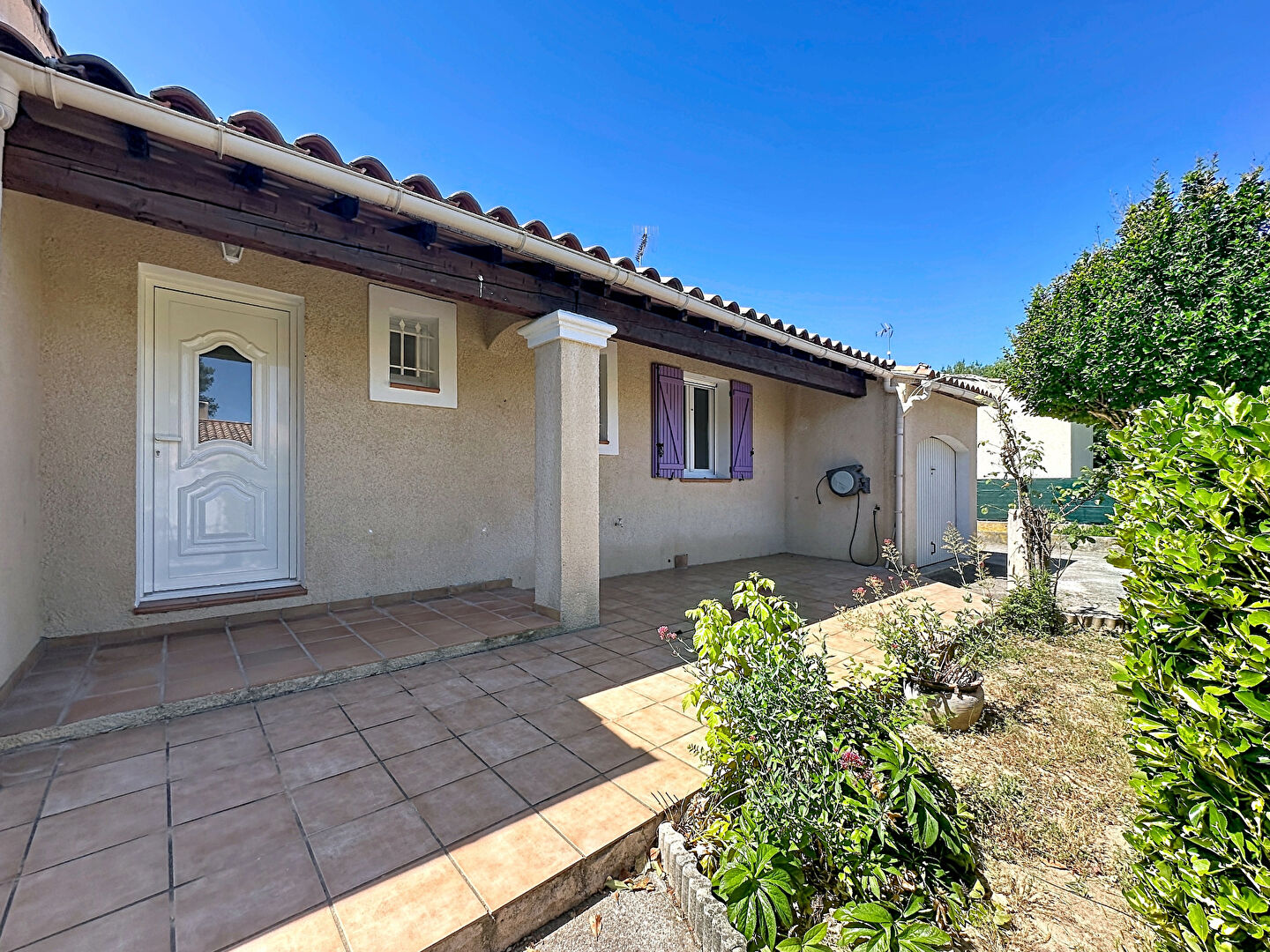 VIDAUBAN -  Maison de plain pied 4 pièce(s) avec jardin