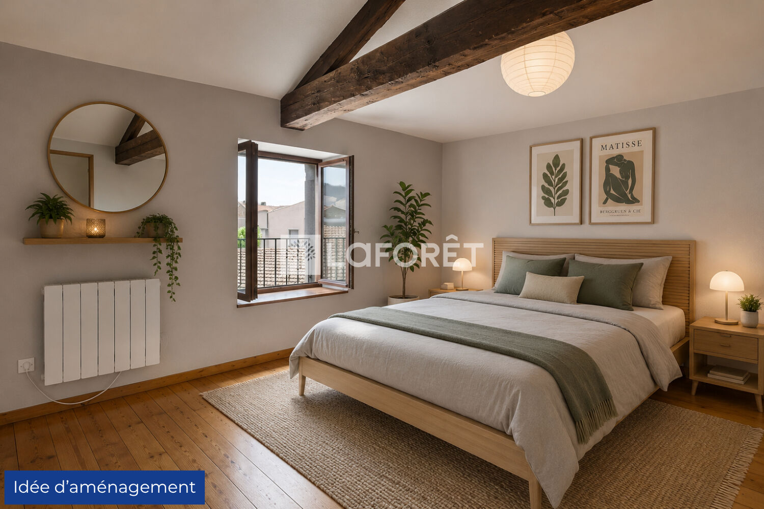 Appartement en duplex, 2 chambres et une cave
